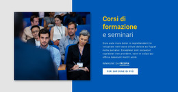 Corsi Di Formazione E Seminari - Modello Joomla Professionale Gratuito