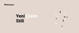 Yeni Illüstrasyon Stili Temel CSS Şablonu