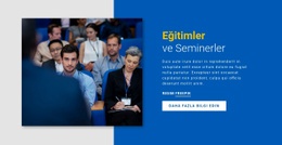 Eğitimler Ve Seminerler İçin En İyi Web Sitesi