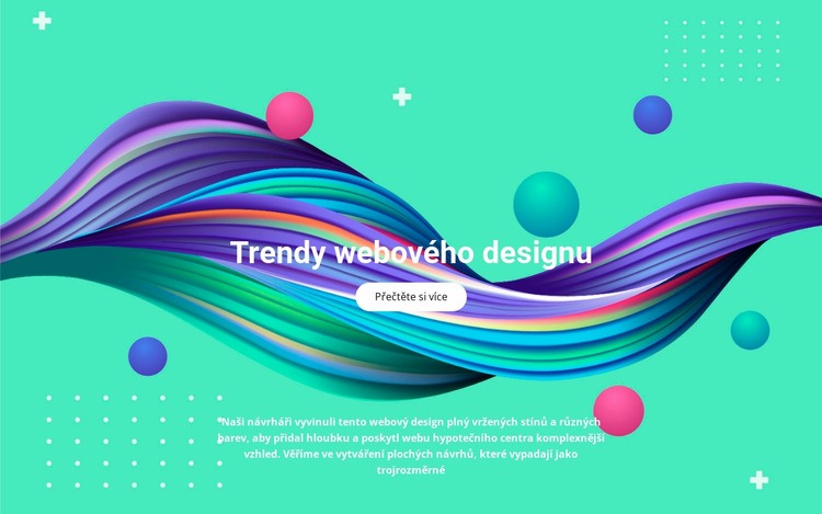 Ilustrační trendy Webový design