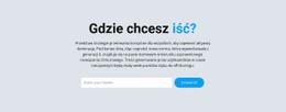 Gdzie Chcesz Iść - Build HTML Website