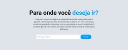 Onde Você Quer Ir - Criador De Sites Definitivo