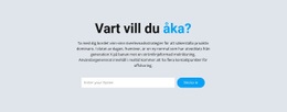 Vart Vill Du Gå - HTML-Sidmall