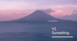 Puesta De Sol V2 - Hermoso Diseño De Sitio Web
