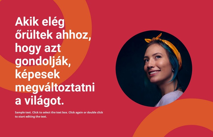 A stílus szakértőjéről HTML Sablon