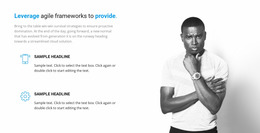 Screen Mockup For Leverage Frameworks