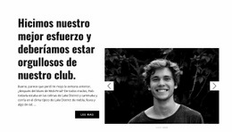 Creador De Sitios Web Exclusivo Para Sobre Nuestro Club