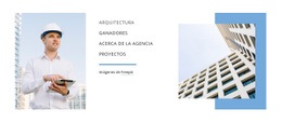 Diseño De Sitio Web Premium Para Arquitectura De Planificación