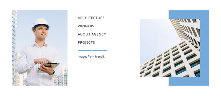 Planning architecture Joomla Template