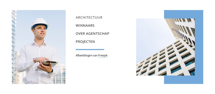 Planning architectuur HTML-sjabloon