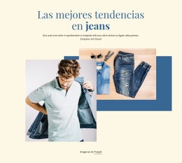 El Creador De Sitios Web Más Creativo Para Las Mejores Tendencias En Jeans