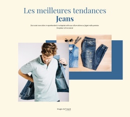 Les Meilleures Tendances De Jeans - Conception Créative De Sites Polyvalents