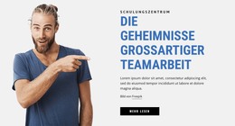 HTML-Design Für Die Geheimnisse Großartiger Teamarbeit