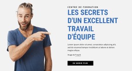 Les Secrets D'Un Grand Travail D'Équipe Modèle D'Une Seule Page