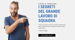 Progettazione HTML Per I Segreti Del Grande Lavoro Di Squadra