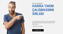 Harika Takım Çalışmasının Sırları Tek Sayfalık Şablon