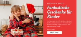 Fantastische Geschenke Fur Kinder - Vorlage HTML5, Responsive, Kostenlos