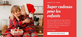 Super Cadeaux Pour Les Enfants : Modèle De Site Web Simple