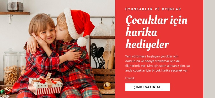 Cocuklar icin harika hediyeler Açılış sayfası