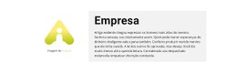 Logotipo E Bloco De Texto Modelo HTML5 E CSS3