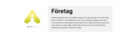 Logotyp Och Textblock - Mall För Webbplatsbyggare