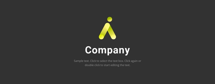 Logo on a dark background Html Code Example