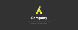 Logo On A Dark Background - Joomla Template Free Responsive