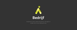 Logo Op Een Donkere Achtergrond - Aangepast Websiteontwerp