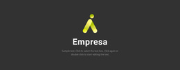 Logotipo Em Fundo Escuro - Tema WordPress De Arrastar E Soltar