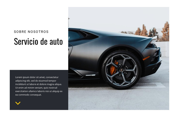 Servicio de cuidado de autos Tema de WordPress