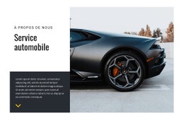 Créateur De Site Web Premium Pour Service D'Entretien De Voiture