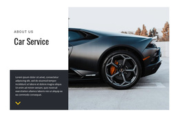 Car Care Service - Website Template