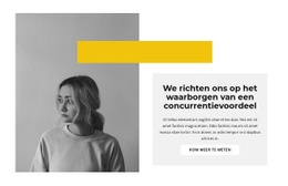 Focus Op De Essentie - Sjabloon Voor Één Pagina