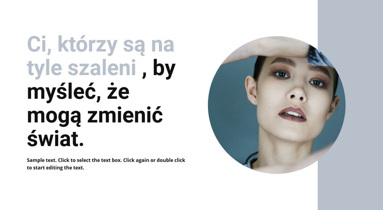 O agencji artystycznej Szablon HTML