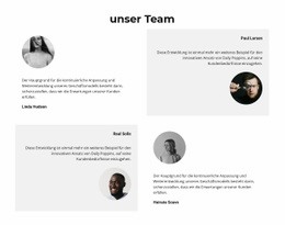 Website-Modell Für Im Team Erfolgreich Gewesen