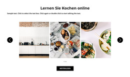Benutzerdefinierte Schriftarten, Farben Und Grafiken Für Online Kochen