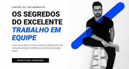 Construtor De Sites Incrível Para Os Segredos Do Trabalho Em Equipe