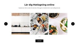 Matlagning Online - Inspiration För Webbdesign