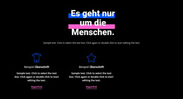 Website-Layout Für IT-Support