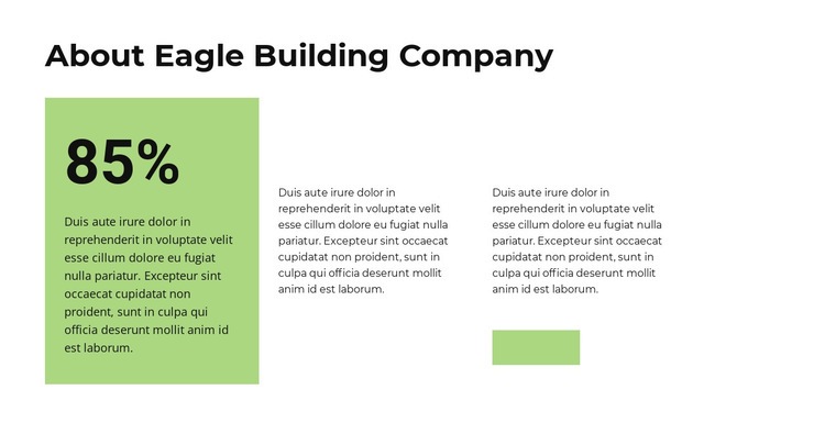 Development statistics Homepage Design