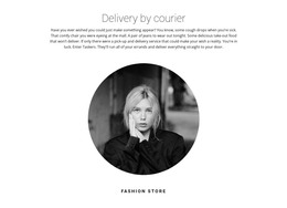HTML Page For Delivery Company