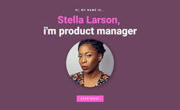 About Product Manager - Free HTML Website Builder