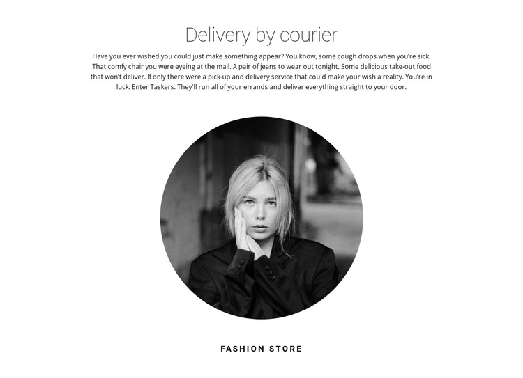 Delivery company HTML5 Template