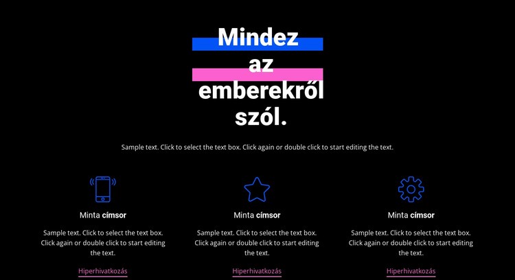 IT támogató szolgáltatások HTML Sablon