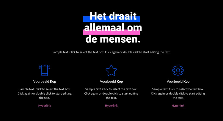 IT-ondersteunende diensten HTML-sjabloon