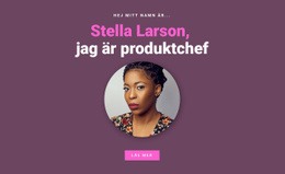 HTML-Design För Om Produktchef