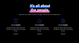 Website Layout For IT Support Services