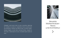 Bauausschreibung - HTML-Websitevorlage