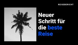 Reisebericht - Zielseite Mit Hoher Konvertierungsrate