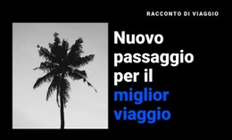 Storia Di Viaggio - Progettazione Semplice Del Sito Web